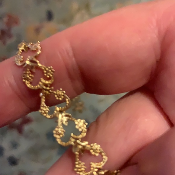 Vintage 14k gold Estate ❤️🌸Bracelet.BH unmarked - Picture 7 of 11